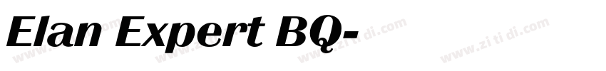 Elan Expert BQ字体转换
